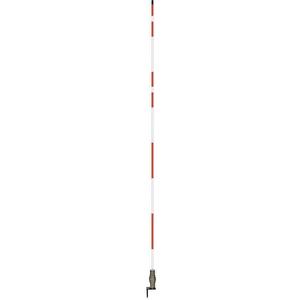 TAPCO 2673-00004 Hydrantenmarkierung 7 Fuß Fiberglas Weiß/Rot | AJ2GTQ 49U986