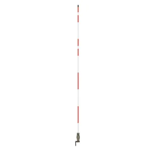 TAPCO 2673-00004 Hydrant Marker 7 feet Fiberglass White/Red | AJ2GTQ 49U986