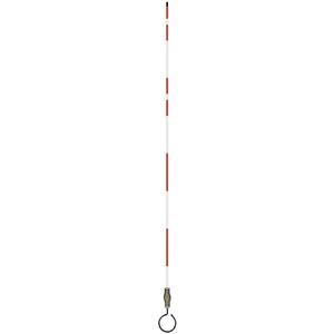 TAPCO 2673-00006 Hydrant Marker 7 feet Fiberglass White/Red | AJ2GTR 49U988