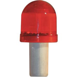 TAPCO 3393-00002 Sicherheitskegel-LED-Blinklicht aus rotem Kunststoff | AD2VEK 3UTN2