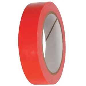 TAPECASE TC414 Marking Tape Roll 1 inch W 216 feet Length Red | AA6XYQ 15D712