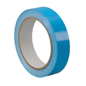 TAPECASE TC414 Bag Tape UPVC Light Blue 3/8 Inch x 72 Yard | AA6XZM 15D732