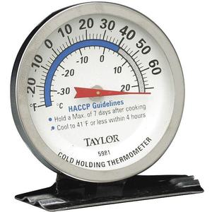 TAYLOR 5981N Food Service Thermometer Food Safety -20 To 80 F | AD2FTZ 3NZR5