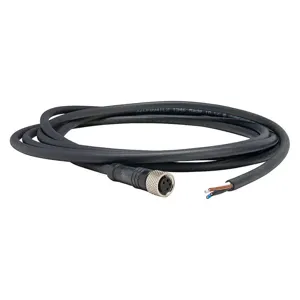 TELEMECANIQUE SENSORS XZCP0941L5 Cordset 16.4 Feet Black 250vac/300vdc | AF6HBM 19MJ10