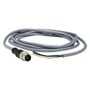 TELEMECANIQUE SENSORS XZCPV1564L5 Cordset 16.4 Feet Gray 250vac/300vdc | AF6HCN 19MJ34