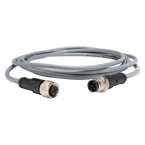 TELEMECANIQUE SENSORS XZCRV1511041C5 Cordset 16.4 Feet Gray 250vac/300vdc | AF6HDC 19MJ51