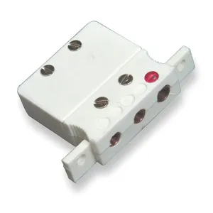 TEMPCO TCA-102-154 Panel Jack Cu Standard 3 Pin White | AC9EBZ 3FXR3