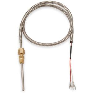 TEMPCO TCP60089 Thermocouple Probe Type J Length 4 In | AC8GUV 3AAA5
