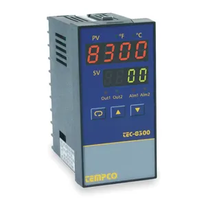 TEMPCO TEC33009 Temperature Controller, Programmable, 90-264 VAC, 2A Relay Output | AC9EBB 3FXL8