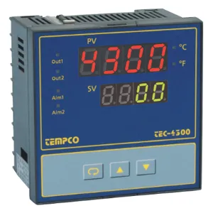 TEMPCO TEC55017 Temperature Controller 90-264vac 1/4din 4-20ma/3relay | AE3TWA 5FYK5