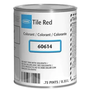 TENNANT 60614 Colorant 1 Pint Tile Red | AH2MDX 29UR50