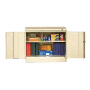 TENNSCO 3018PY Desk Height Storage Cabinet Standard | AC9NCF 3HNP3