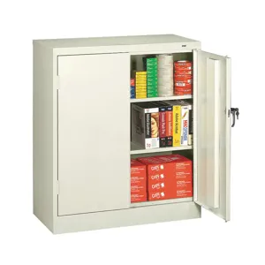 TENNSCO 4218LGY Counter Height Storage Cabinet Standard | AC9NCC 3HNN9