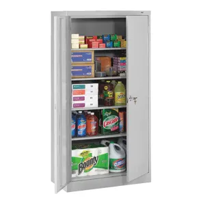 TENNSCO 7218LGY Storage Cabinet 24 Gauge 72 Inch H 36 Inch Width | AC9NBU 3HNN1