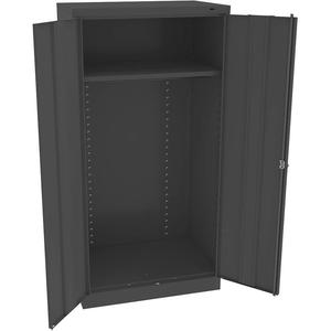 TENNSCO 1481BK Wardrobe Storage Cabinet Black 200 lbs 3-Point Lock | AH9BDU 39FP80