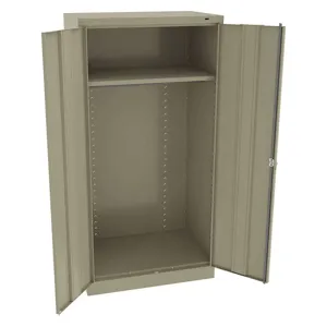 TENNSCO 1481SD Wardrobe Storage Cabinet Sand 200 lbs 24 Inch Depth | AH9BDY 39FP84