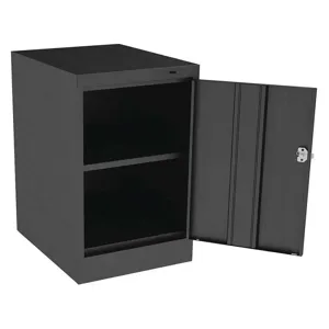 TENNSCO 1824BK Storage Cabinet Black 19 Inch Width x 24 Inch Depth x 30 Inch Height | AH9BDZ 39FP85