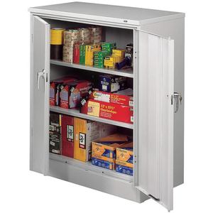 TENNSCO 1842LGY Counter Height Storage Cabinet Standard | AE4GER 5KCA2