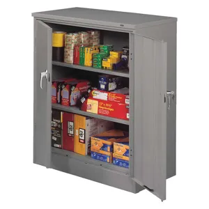 TENNSCO 2442 MED GRAY Counter Height Storage Cabinet Standard | AF4HAU 8WU71