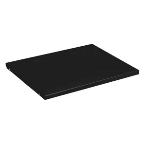 TENNSCO 304 BLACK Shelf 18 Inch x 18 Inch x 3/4 Inch Black | AF6CAL 9WFP1