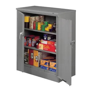 TENNSCO 4218DLX-MGY Counter Height Storage Cabinet Welded | AE4GEW 5KCA6