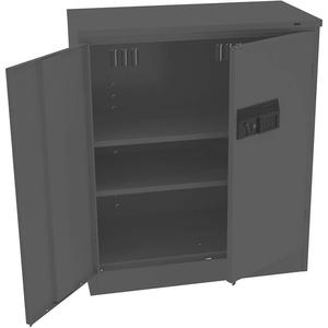 TENNSCO 4218DLXELBK Storage Cabinet Black 36 Inch Width x 18 Inch Depth 22 Gauge | AH9BEE 39FP90