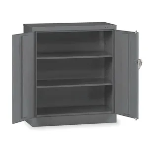 TENNSCO 4218MGY Counter Height Storage Cabinet Standard | AB4KZE 1YMC7