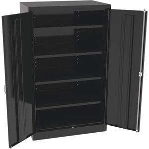 TENNSCO 6024DHBK Storage Cabinet Black Double Handle | AH9BCD 39FP43