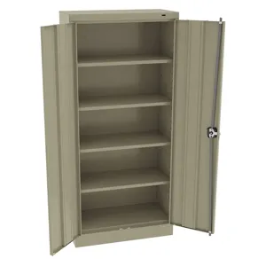 TENNSCO 6615SD Storage Cabinet Sand 30 Inch Width x 15 Inch Depth x 66 Inch Height | AH9BCT 39FP56