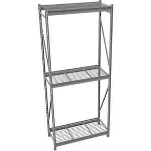 TENNSCO 6940 Storage Rack Starter Unit 48x24x120, Galvanized Wire | AF3DVR 7B493