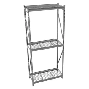 TENNSCO 6940 Storage Rack Starter Unit 48x24x120, Galvanized Wire | AF3DVR 7B493