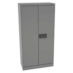 TENNSCO 7114ELMG Storage Cabinet Medium Gray 72 Inch Height 1 Shelf | AH9BFF 39FR15