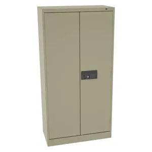 TENNSCO 7114ELSD Storage Cabinet Sand 18 Inch Depth x 72 Inch Height 1 Shelf | AH9BFH 39FR17