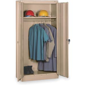 TENNSCO 7114SD Wardrobe Storage Cabinet Standard Sand | AC3GLN 2TEP3