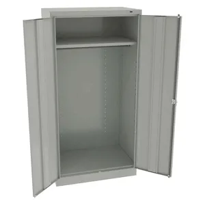 TENNSCO 7124LG Wardrobe Storage Cabinet Light Gray 150 lbs 24 inch Depth | AH9BFK 39FR19