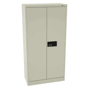 TENNSCO 7214ELPY Storage Cabinet Champagne Double Door 5 Shelves | AH9BFT 39FR26