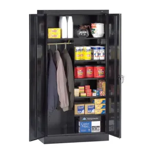 TENNSCO 7220 BLACK Combination Storage Cabinet Standard | AF6AGL 9U526