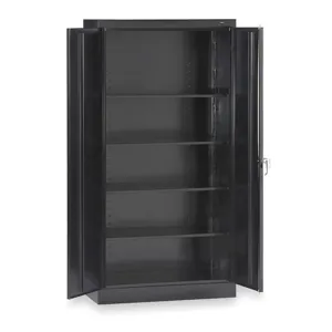 TENNSCO 7224BK Storage Cabinet 24 Gauge 72 Inch H 24 Inch D | AC3GMC 2TER7