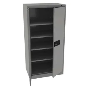 TENNSCO 7224ELMG Storage Cabinet Medium Gray Electronic Lock 24 inch Depth x 72 Inch Height | AH9BJA 39FR79