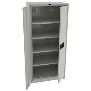 TENNSCO 7824ELLG Storage Cabinet Light Gray 36 Inch Width x 24 inch Depth x 78 Inch Height | AH9BJQ 39FR93