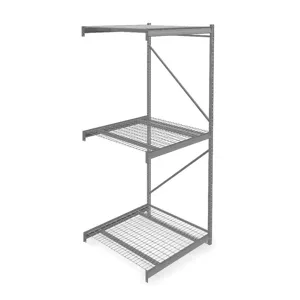 TENNSCO 6940 Storage Rack Add-On Unit 48x48x120, Galvanized Wire | AF3DQX 7B198