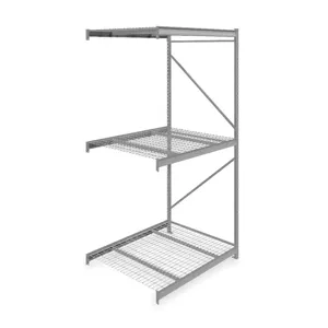 TENNSCO 6940 Storage Rack Add-On Unit 60x48x120, Galvanized Wire | AF3DRA 7B201