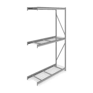 TENNSCO 6940 Storage Rack Add-On Unit 72x24x120, Galvanized Wire | AF3DRB 7B202