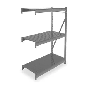 TENNSCO 6940 Storage Rack Add-On Unit 48x24x120, 22 Ga Ribbed Steel | AF3EAY 7B971