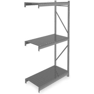 TENNSCO 6940 Storage Rack Add-On Unit 48x24x96, 22 Ga. Ribbed Steel | AF3DRW 7B289