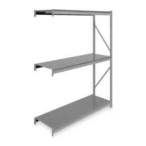 TENNSCO 6940 Storage Rack Add-On Unit 72x24x96, 22 Ga. Ribbed Steel | AF3DTC 7B312