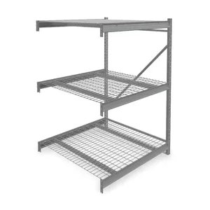 TENNSCO 6940 Storage Rack Add-On Unit 48 x 48 x 72, Galvanized Wire | AF3DTG 7B323