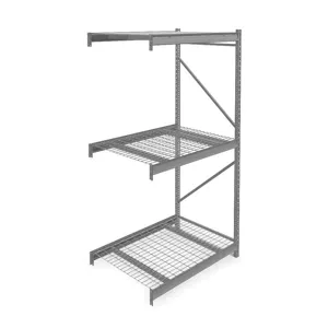 TENNSCO 6940 Storage Rack Add-On Unit 48 x 36 x 96, Galvanized Wire | AF3DTU 7B348