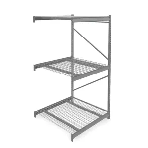 TENNSCO 6940 Storage Rack Add-On Unit 48 x 48 x 96, Galvanized Wire | AF3DTV 7B349