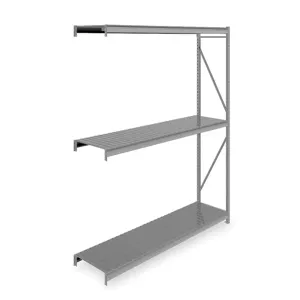 TENNSCO 6940 Storage Rack Add-On Unit 96x24x120, 22 Ga Ribbed Steel | AF3EBH 7B980